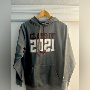 Small Woman Gray hoodie Sweater